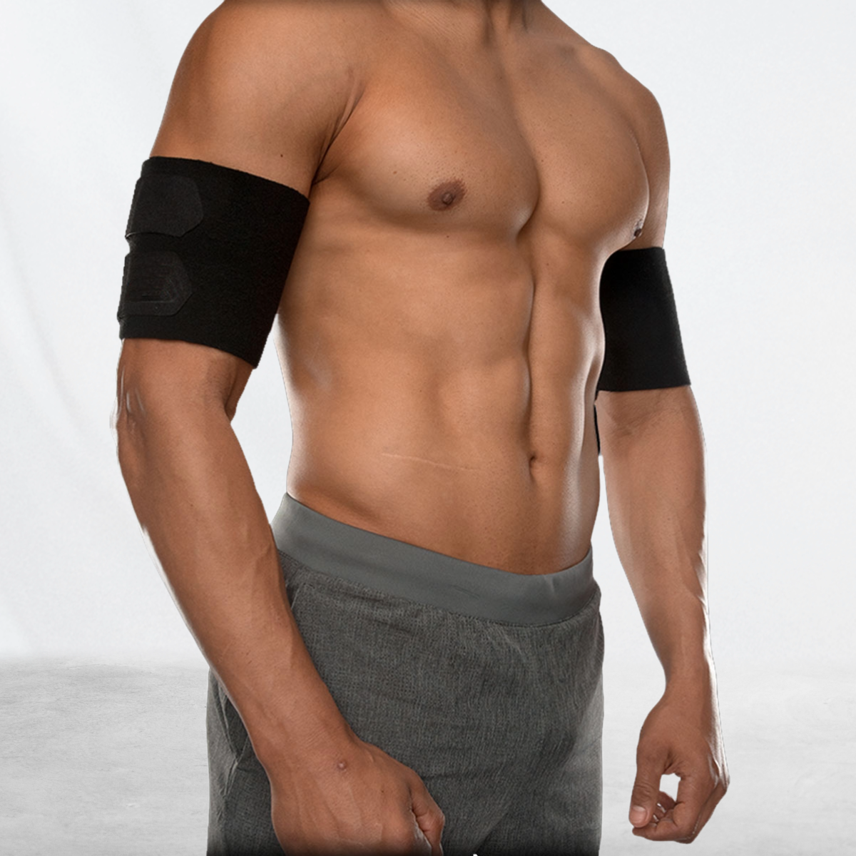 Get Your Arms Fit with TC1 Arm Trimming Wraps - Neoprene Arm Bands, Compression Sleeves & Upper Arm Shapers for Fast Toning. Perfect Gym Accessories for Men & Women!