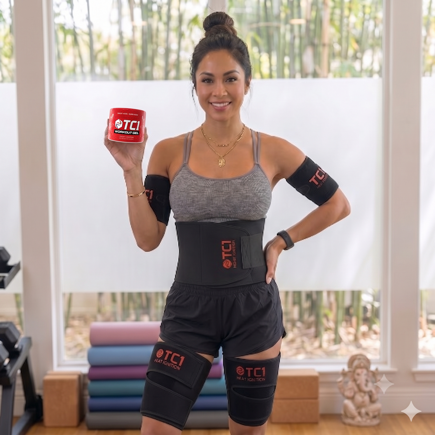 Powerhouse Bundle | Workout Gel | Leg Bands | Arm Bands | Sweat Belt