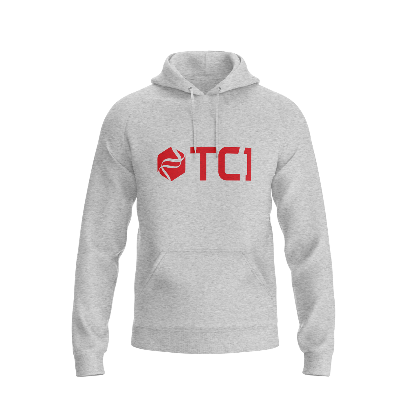 TC1 Grey Hooded Sweatshirt - Classic Comfort with Modern Style
