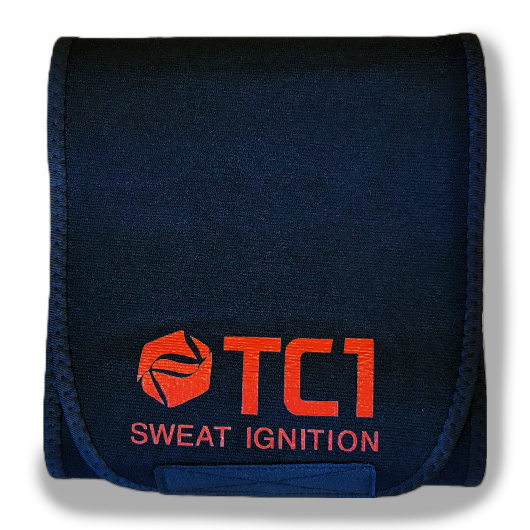TC1 Sweat Belt locks in the Sweat Ignition Gel and holds your sweat in until you are finished with your exercise.