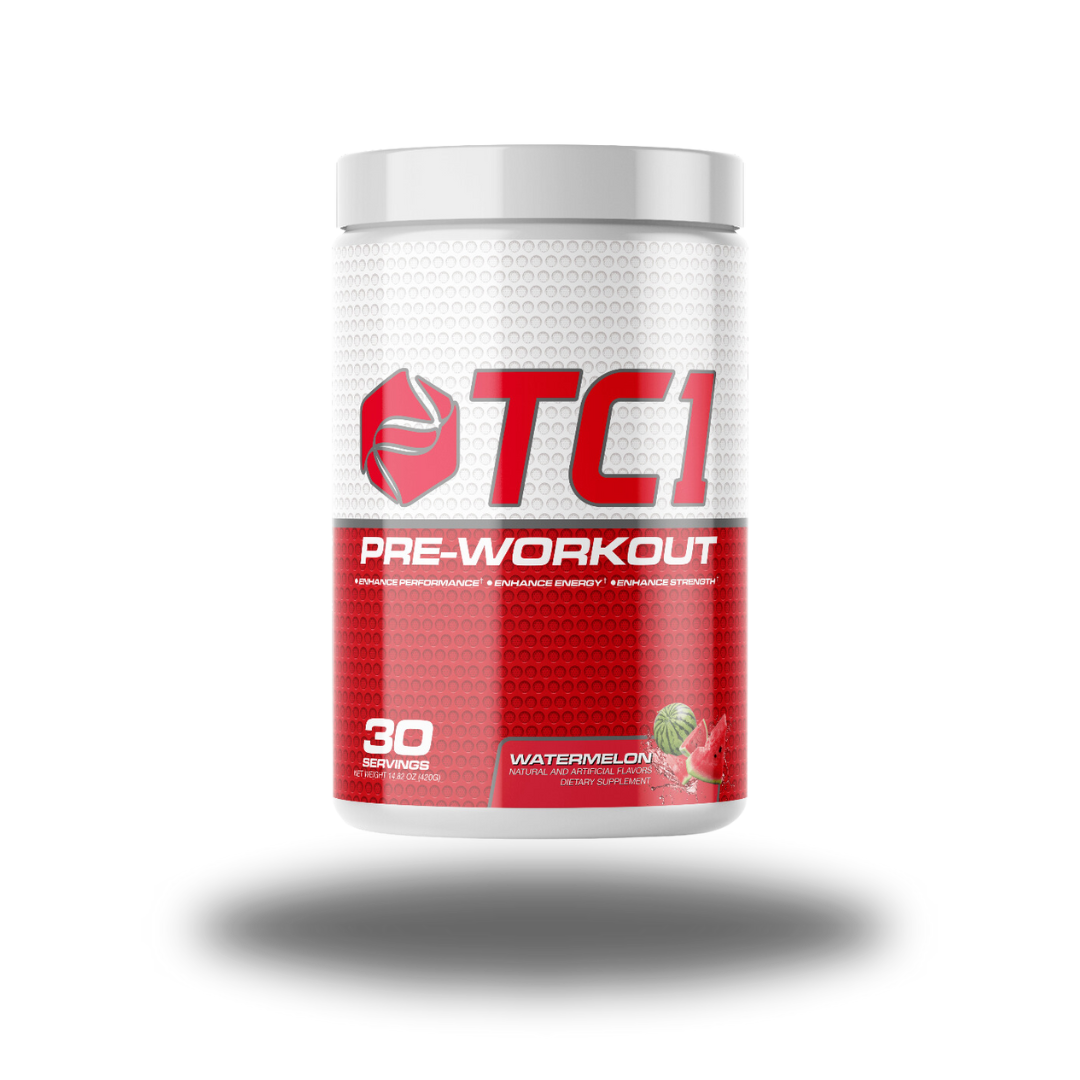 TC1 Pre-workout: Ignite Your Workouts with Watermelon & Rainbow Candy Flavors
