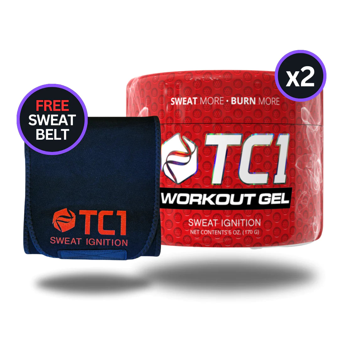 TC1 Waist Belt Bundle with TC1 Sculpt and TC1 Advanced Topical Sweat  Workout Enhancer with Capsaicin – Yaxa Store